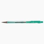 Retractable Fine Point Green BPS Matic Pen