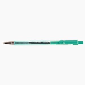 Retractable Fine Point Green BPS Matic Pen