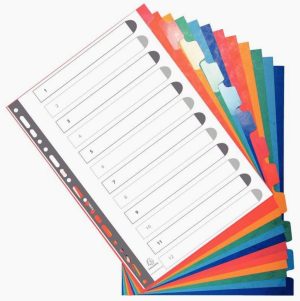 Set of 12 Reusable Heavy-Duty Cardboard Dividers