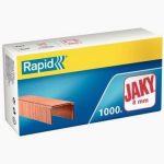 Pack of 1,000 copper Rapid Jaky 8 staples