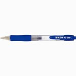 Stylo encre gel K3 rétractable bleu