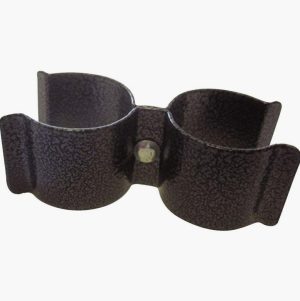 Clip d'assemblage métalliques laqués noirs des grilles