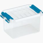 QLINE Storage Box with Lid 0.4L 12x8x6