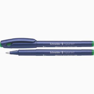Roller à encre liquide Topball 847 pointe conique 0,5mm vert Schneider