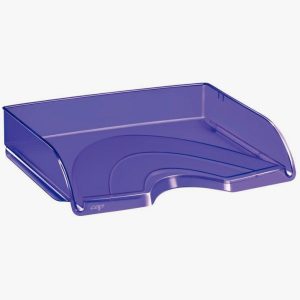 Corbeille à courrier à l'italienne transparent violet