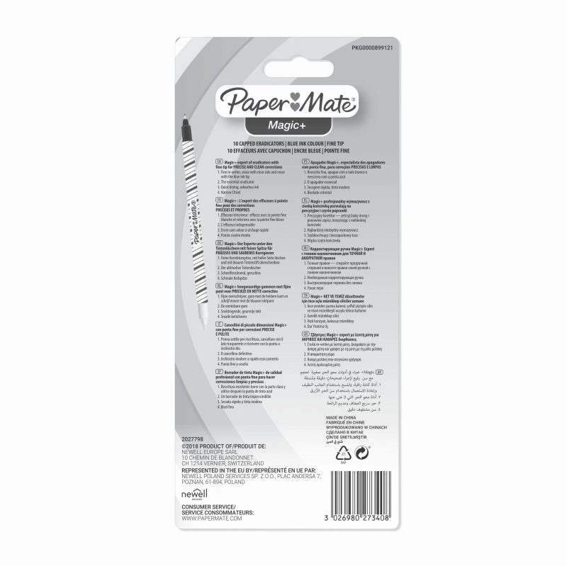10 stylos effaceurs réécriveurs Papermate Magic+