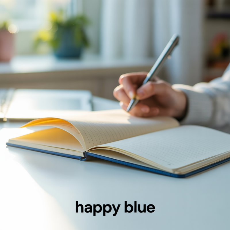 Happy Blue Full-Bottom Mail Basket – Image 5