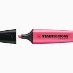 Set of 5 Boss Highlighters Including 2 Yellow Stabilo Markers