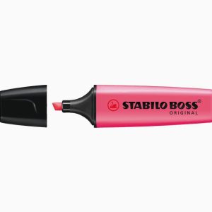 Set of 5 Boss Highlighters Including 2 Yellow Stabilo Markers