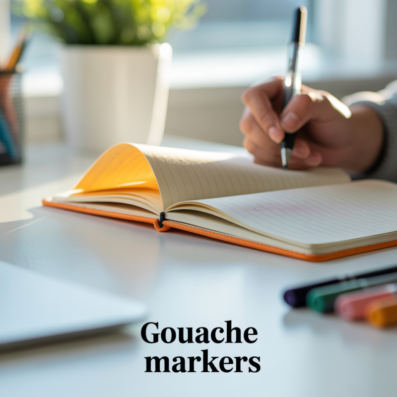 Set de 6 marqueurs gouache coloris poesie – Image 11