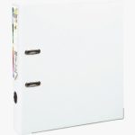 PREM'TOUCH Maxi A4 Plastic Lever Arch File, 5cm Spine, White