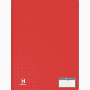MEMPHIS Document Folder, 20 Fixed Pockets, 40 Views, Red Color