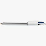 Bic 4 Colours Shine Metallic Silver Ballpoint Pen