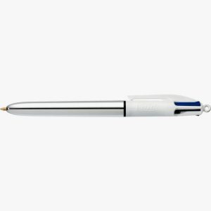 Bic 4 Colours Shine Metallic Silver Ballpoint Pen