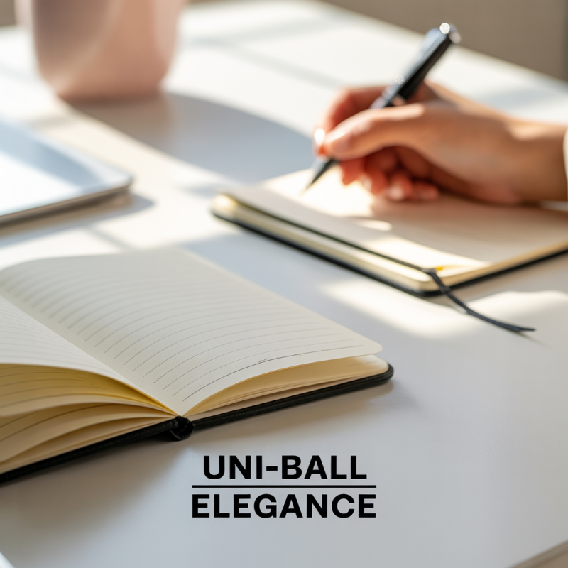 Uni-ball Signo Broad Metallic Pink Gel Ink Pen – Image 2
