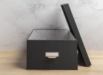 Lot de 3 boîtes gigognes OfficeByMe Noir