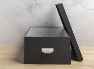Lot de 3 boîtes gigognes OfficeByMe Noir