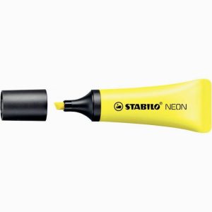 Pack de 3 surligneurs néon jaune