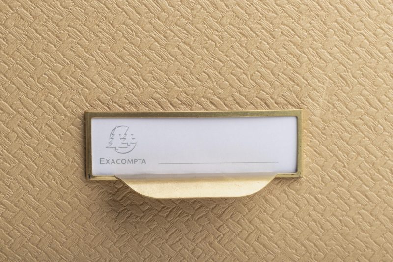 OfficeByMe Desk Magazine File Holder 10cm Spine Beige