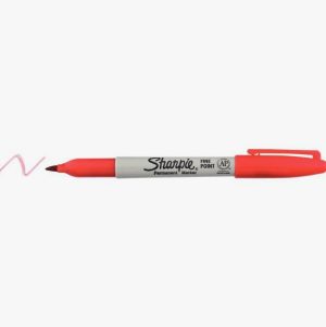 Marqueur Sharpie pointe fine ogive rouge