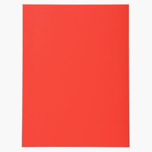 Paquet de 100 chemises 220g FOREVER, format 24x32 cm, rouge