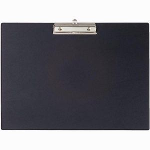 Plaque porte bloc en plastique avec pince A3