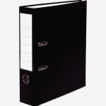 Classeur à levier plastique pour format A4 dos 5 cm noir