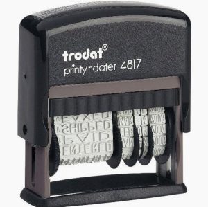 Self-Inking Multi-Form Stamp Without Plate