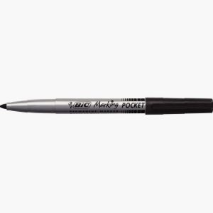Marqueur permanent Pocket pointe ogive fine 1 mm noir