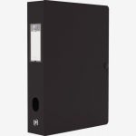 Boite de classement MEMPHIS en polypropylène, dos de 60 mm, coloris noir