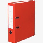 Plastic Lever Arch File, A4 Size Spine 5cm, Red