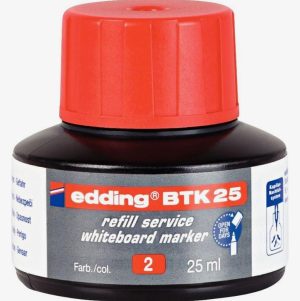 Red Whiteboard Marker Refill Bottle