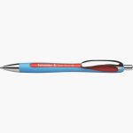 Red Retractable Slider Rave Ballpoint Pen