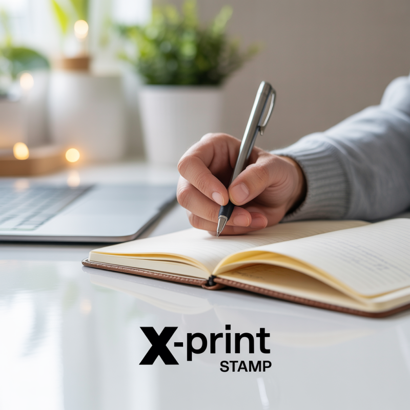 Timbre X-Print Commercial Self-Inking Stamp with "COPIE" Red Ink – Image 2