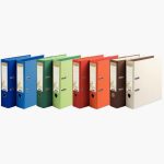 Set of 10 FOREVER lever arch files, 80mm spine, mixed 8 colours
