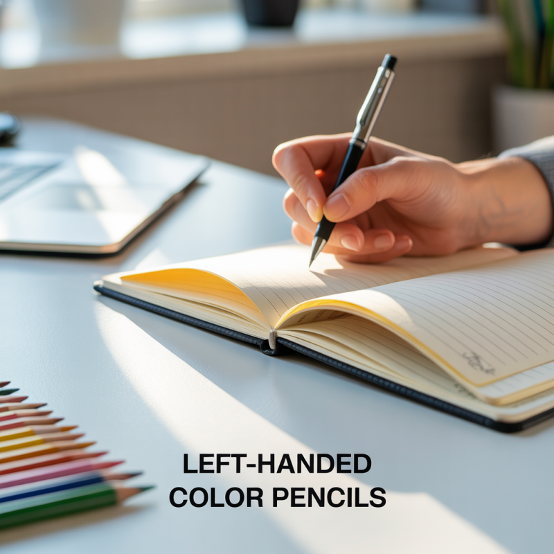 Set of 12 Easy Color Left-Handed Colored Pencils with Sharpener – Image 4