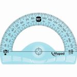 Shatterproof 12cm 180 Degree Protractor