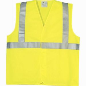 Fluorescent Yellow Safety Vest, Size L/XL