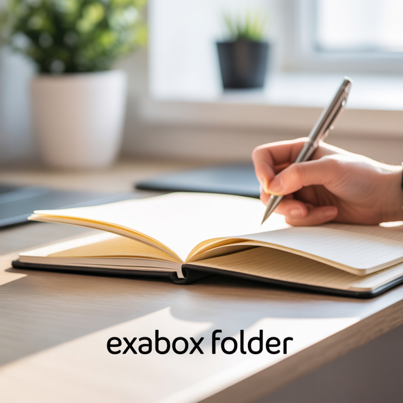 Exabox Storage Box by Scotten, glossy cardboard, 25 mm spine, blue – Image 2