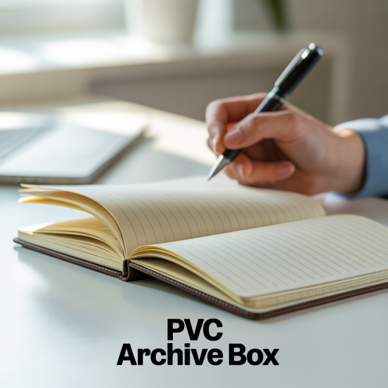 Green PVC Document Storage Box with 7 cm Spine and Angled Edge – Image 2