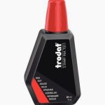 Trodat Red Refill Ink Bottle for Stamps