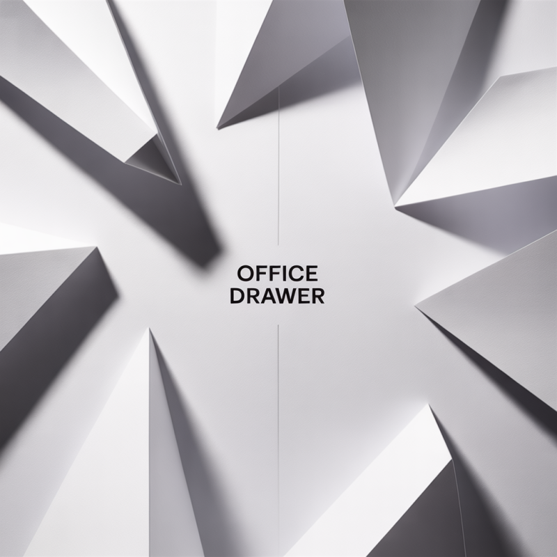 OfficeByMe Black Drawer Photo Storage Box – Image 2