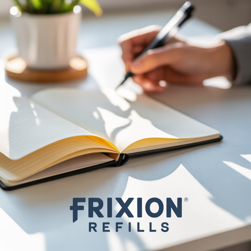 6 recharges de stylos Frixion 0,7mm noir Pilot – Image 2