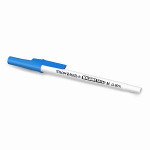 8 stylos bille Kilometrico bleu Papermate