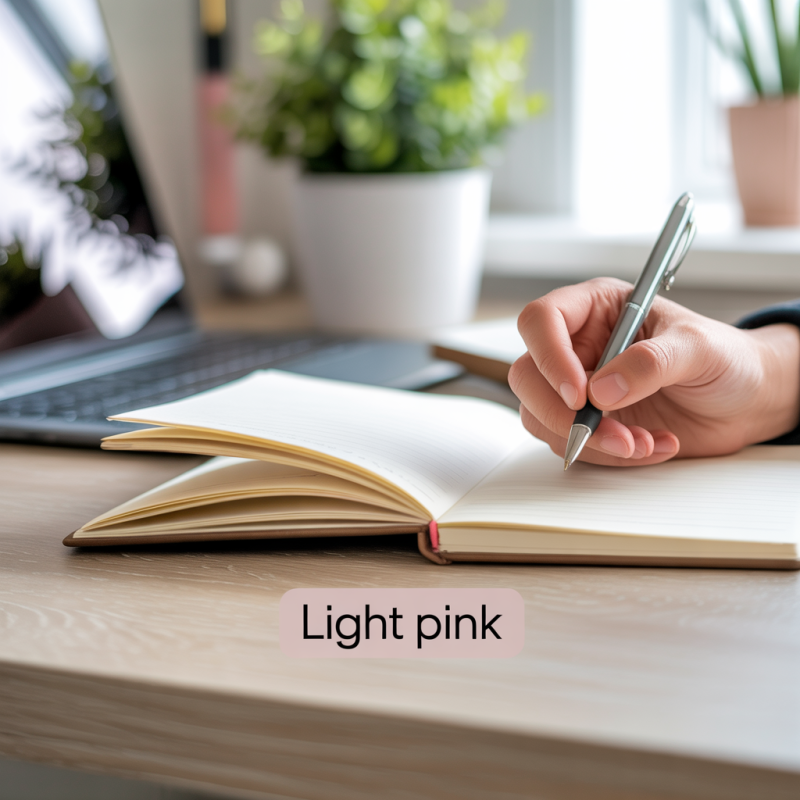 Light Pink Fine Cone Tip Marker – Image 4