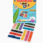 Set of 144 Triangular Plastidecor Crayons