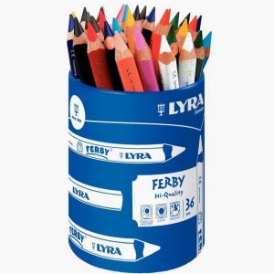 Set of 36 Lyra Ferby Large Triangular Colored Pencils