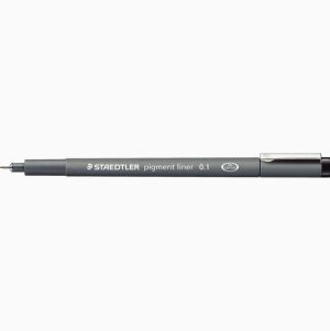 Ultra-Fine Black Pigment Liner Pen 0.1 mm