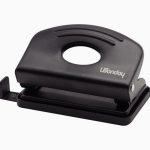2-Hole Punch with 8 cm Spacing & Guide Ruler, Punches Up to 10 Sheets