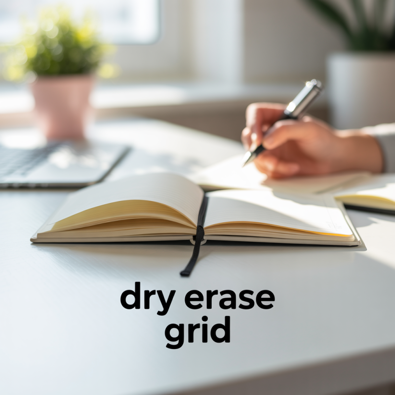 Dry Erase Whiteboard with Gridded/Ruled Surface – Image 3